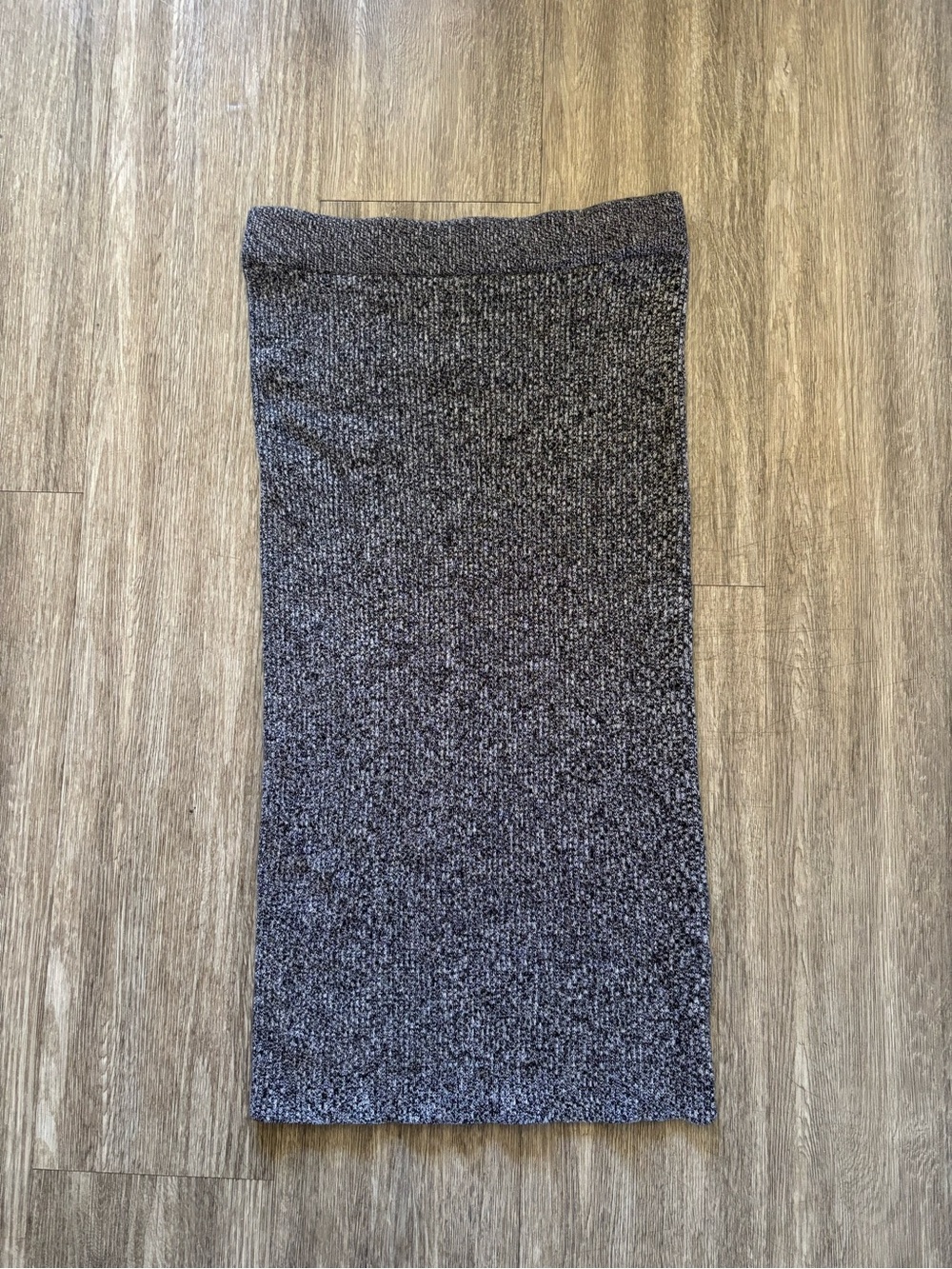 Dynamite Gray Marled Knit Pencil Skirt